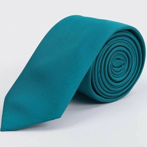 Кликните для увеличения изображения Аренда однотонного зеленого галстука для мужского костюма