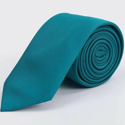 Аренда однотонного зеленого галстука для мужского костюма