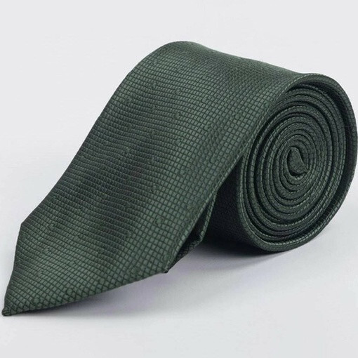 Кликните для увеличения изображения Аренда зеленого галстука с узором для мужских костюмов