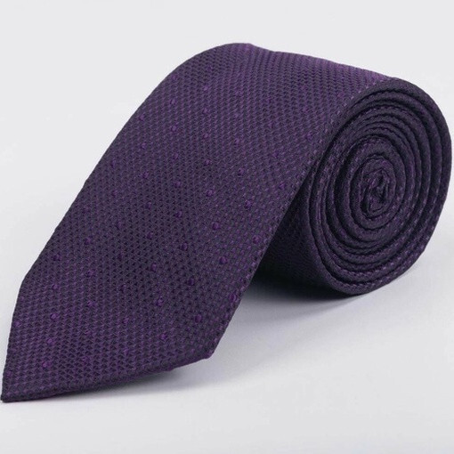 Кликните для увеличения изображения Аренда фиолетового галстука с узором для мужского костюма