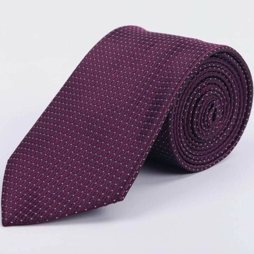 Кликните для увеличения изображения Аренда фиолетового галстука с узором для мужских костюмов