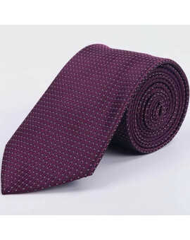 Аренда фиолетового галстука с узором для мужских костюмов, изображение 1