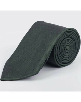 Аренда зеленого галстука с узором для мужских костюмов, изображение 1