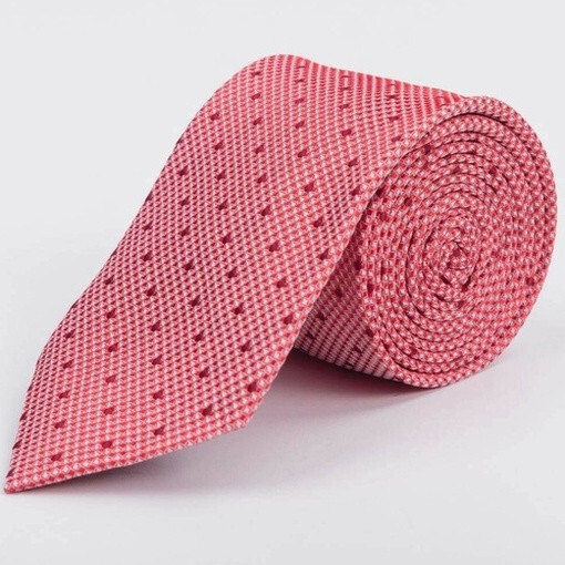 Кликните для увеличения изображения Аренда розового галстука с узором для мужских костюмов