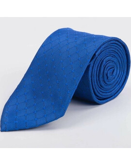 Прокат синего галстука в клетку для мужских костюмов, изображение 1