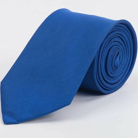 Аренда галстука синего цвета с мелким узором для мужских костюмов