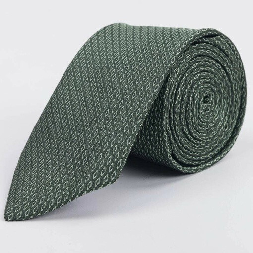 Кликните для увеличения изображения Галстук напрокат желтого оттенка с мелким ромбовидным узором для мужских костюмов