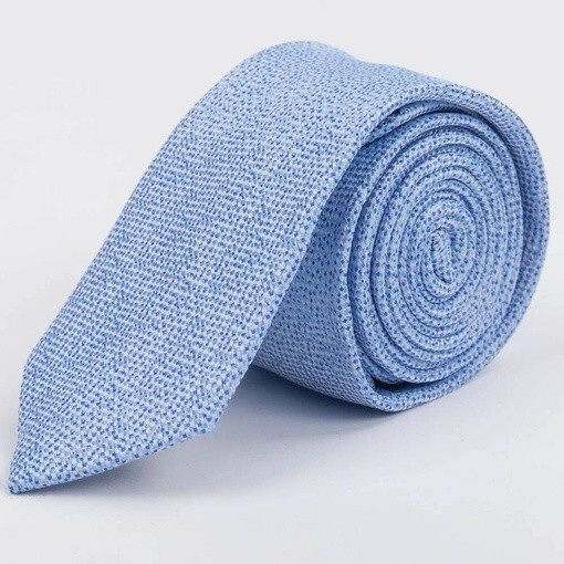 Кликните для увеличения изображения Арендовать галстук голубого цвета с мелким узором для мужского костюма
