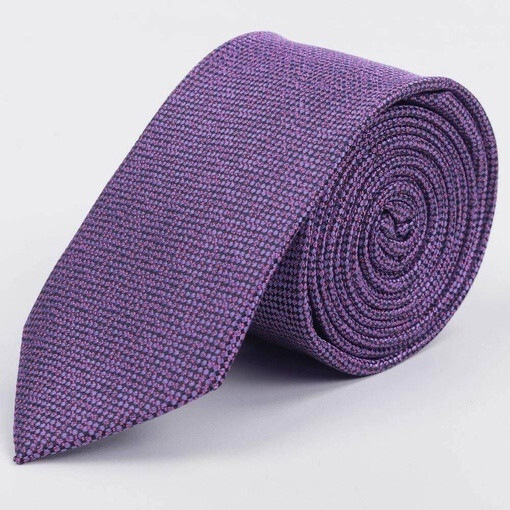 Кликните для увеличения изображения Арендовать галстук фиолетового цвета с мелким узором для мужского костюма