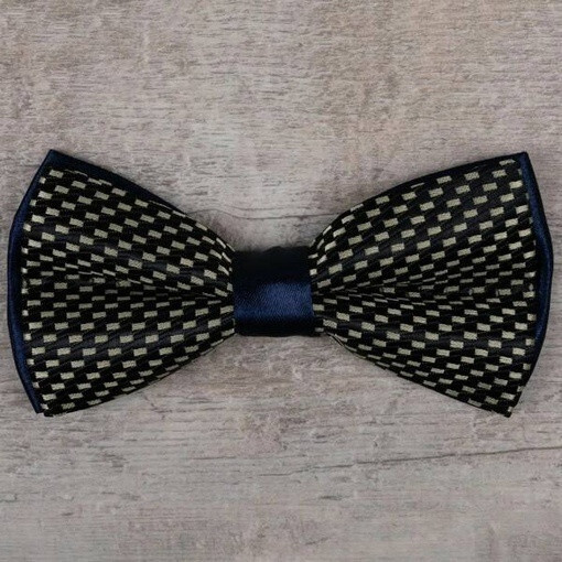 Кликните для увеличения изображения Аренда бежевой бабочки с узором для мужского костюма