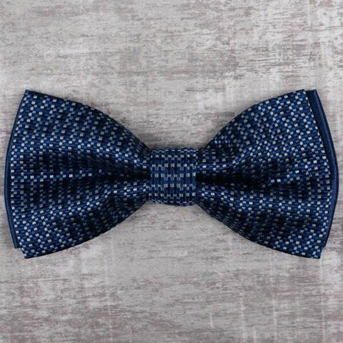 Аренд бабочки темно-синего цвета в мелкую клетку для мужских костюмов