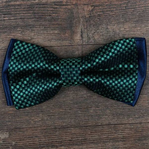 Кликните для увеличения изображения Прокат зеленой бабочки для мужского костюма