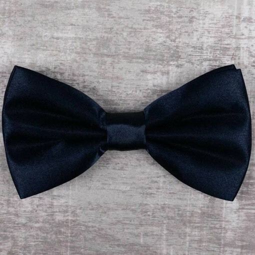 Кликните для увеличения изображения Прокат бабочки темно-синего цвет для мужских костюмов