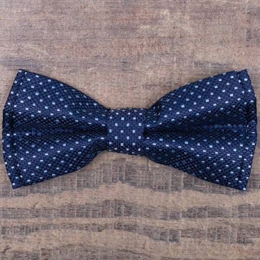 Кликните для увеличения изображения Арендовать бабочку синего цвета с голубым узором для мужских костюмов