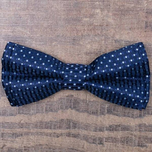 Кликните для увеличения изображения Синяя бабочка в аренду с абстрактным голубым узором для мужских костюмов