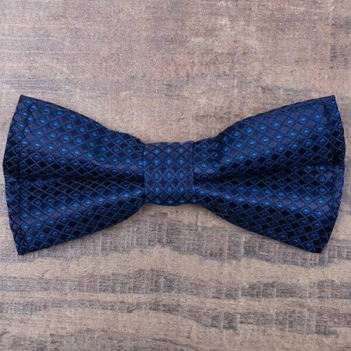 Кликните для увеличения изображения Синяя бабочка в аренду с абстрактным узором для мужских костюмов