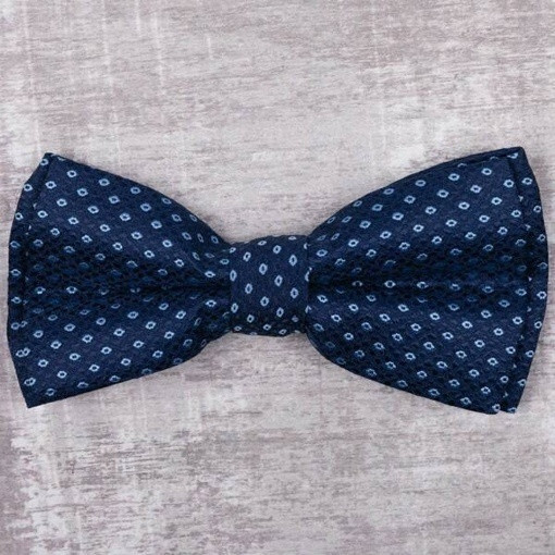 Кликните для увеличения изображения Синяя бабочка в аренду с голубым узором для мужских костюмов