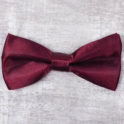 Кликните для увеличения изображения Прокат бордовой бабочки для мужских костюмов