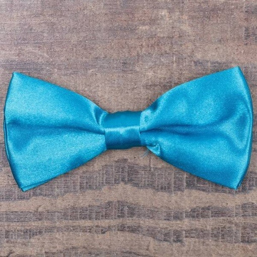 Кликните для увеличения изображения Аренда однотонной бирюзовой бабочки для мужского костюма