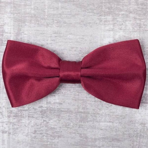 Кликните для увеличения изображения Арендовать бабочку бордового цвета для мужских костюмов