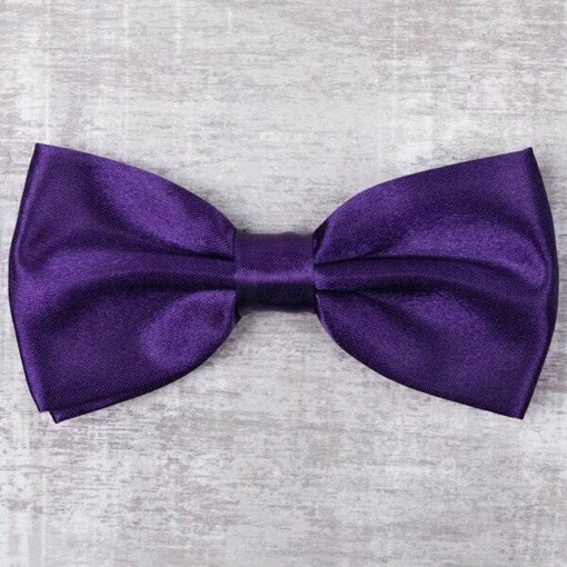 Кликните для увеличения изображения Аренда бабочки фиолетового цвета для мужских костюмов