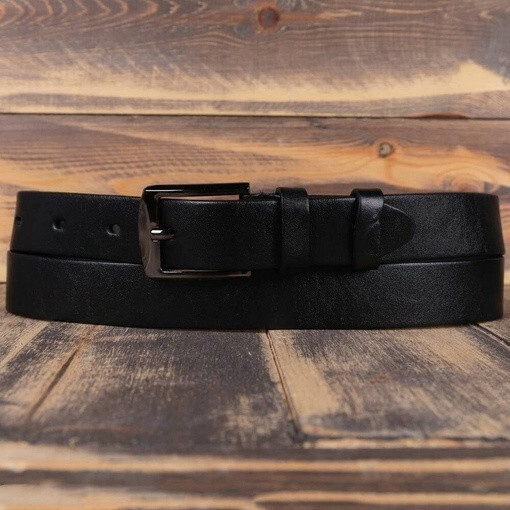 Кликните для увеличения изображения Прокат черного ремня для мужских костюмов
