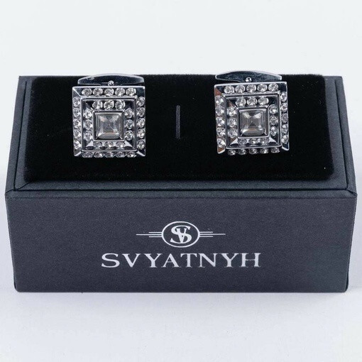 Кликните для увеличения изображения Прокат запонок с украшениями для мужских костюмов