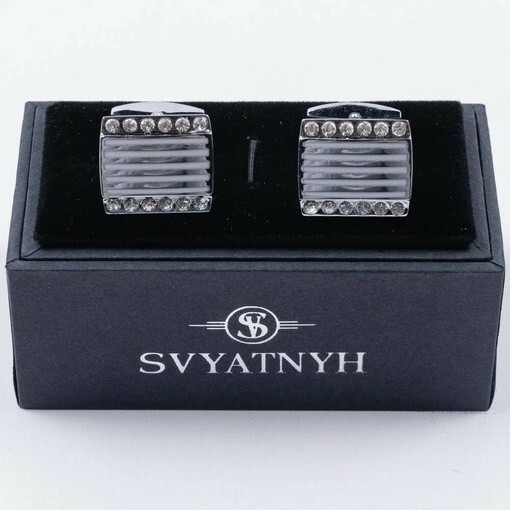 Кликните для увеличения изображения Аренда запонок с украшениями для мужских костюмов