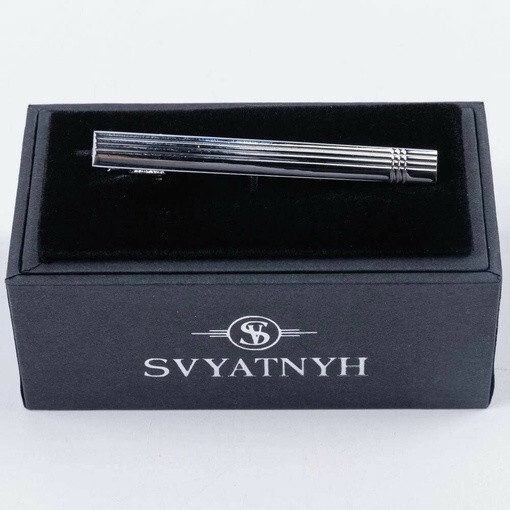 Кликните для увеличения изображения Арендовать классический зажим с гравировкой для мужских костюмов