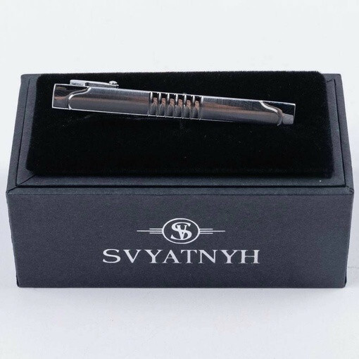 Кликните для увеличения изображения Прокат классического зажима с гравировкой для мужских костюмов