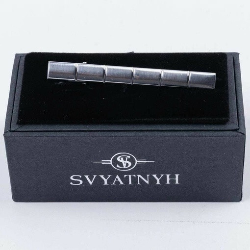 Кликните для увеличения изображения Прокат классического зажима с гравировкой для мужского костюма