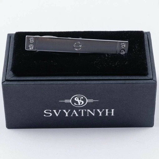 Кликните для увеличения изображения Аренда классического зажима с элементами гравировки для мужских костюмов