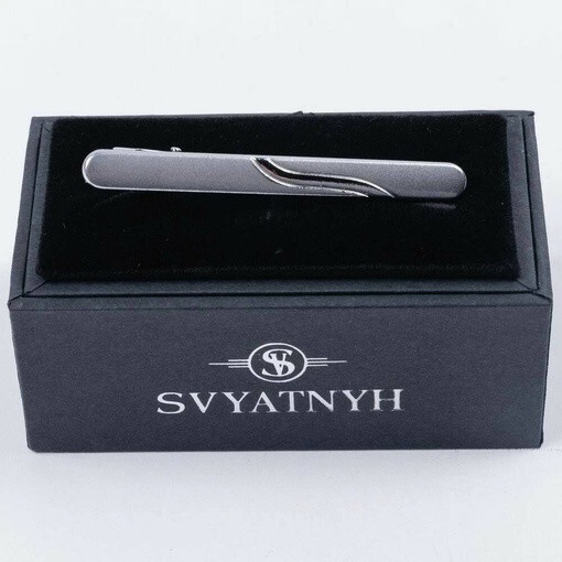 Кликните для увеличения изображения Зажим напрокат с гравировкой для мужских костюмов