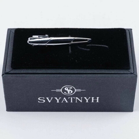 Аренда зажима с абстрактной формой и гравировкой для мужских костюмов